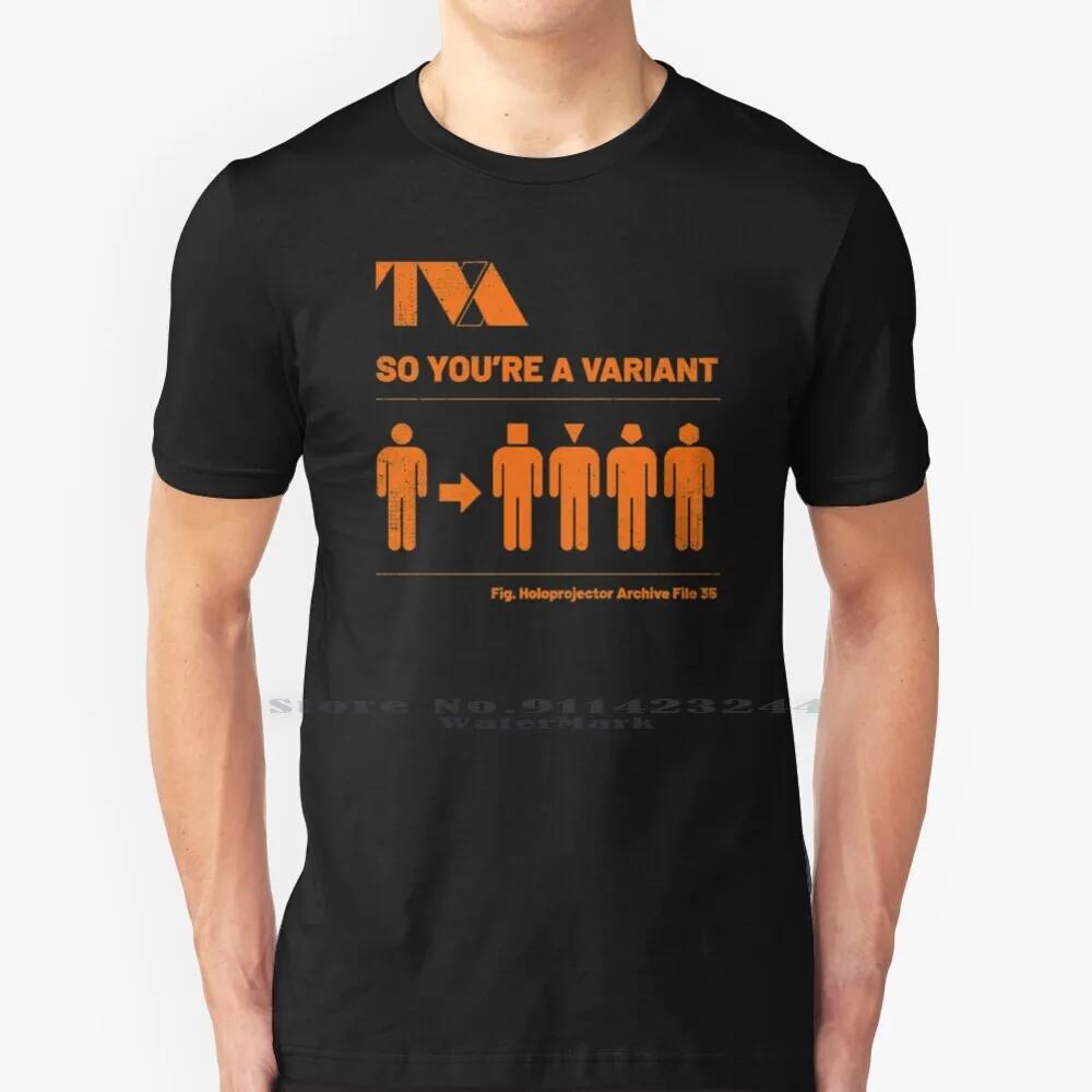 Tva Variant T Shirt 100% ǻ ư Tva Ÿ  ũ  Ƽ Ʈ Ƽ    ̱   